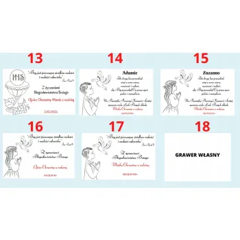 Pismo Święte z Pudełkiem i Grawerem Prezent  Komunia Bierzmowanie